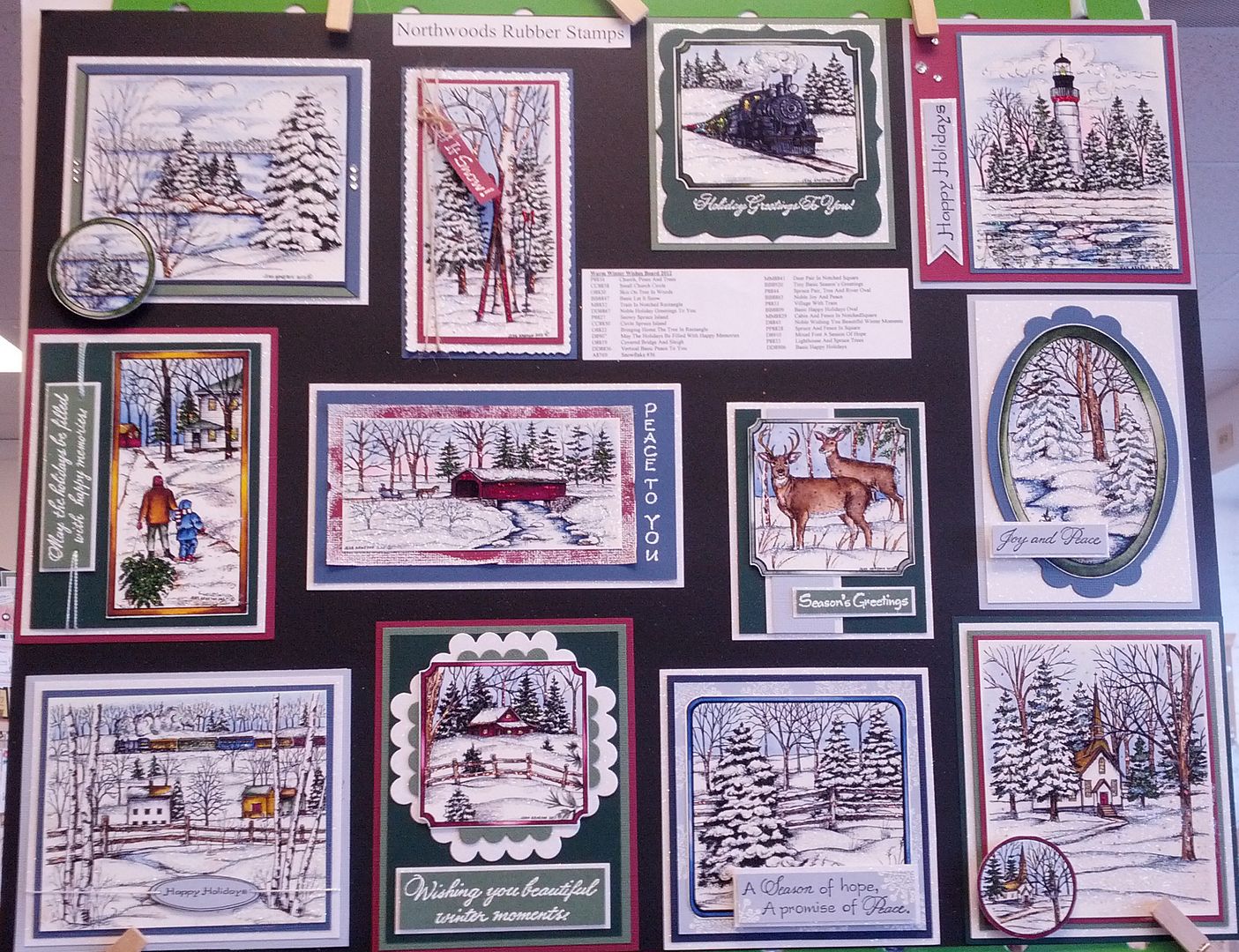 Photo Scraps Wacky Wednesday Cards, New Northwood Rubber Stamps and SN